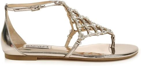 Badgley Mischka Women's Ankle Strap, Flat Sandal in Kuwait