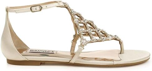 Badgley Mischka Women's Ankle Strap, Flat Sandal in Kuwait