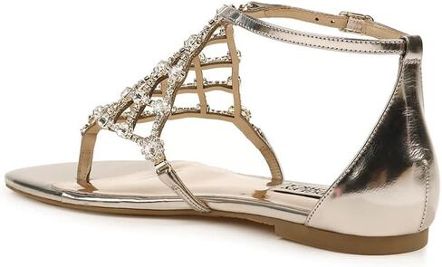 Badgley Mischka Women's Ankle Strap, Flat Sandal in Kuwait