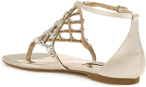 Badgley Mischka Women's Ankle Strap, Flat Sandal in Kuwait