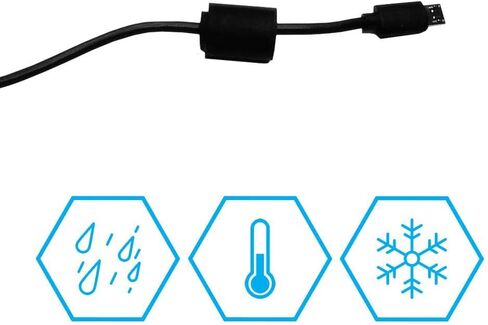 Lorex ACPWFBK1 Power Adapter for Wire-Free Cameras - Compatible with Models LWB4800, LWB4900, LWB5800, LWB6800 - Weatherproof, Easy Installation - Black in Kuwait