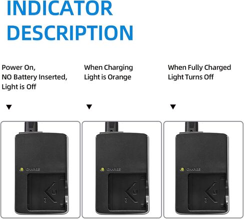 BC-CSN NP‑BN1 Quick Battery Charger for NP BN1 Battery | Compatible with Sony DSC‑WX/W/T Series DSC-W570 DSC-W560 DSC-T99 DSC-TX5 DSC-W320 BC-CSN Cameras in Kuwait