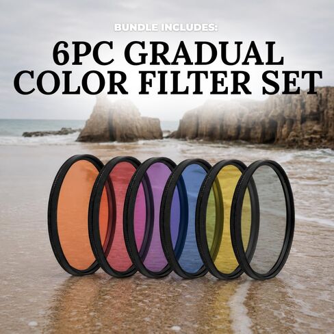 Sigma 24-70mm f/2.8 DG DN II Art Lens for Sony E-Mount Full-Frame Mirrorless Cameras | Bundle with Dust Blower, Starter Kit, 3-Piece Filter Kit, 6-Piece Graduated Filter Set & Many More in Kuwait