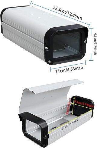 Camera Housing Waterproof Aluminum Alloy Enclosure Outdoor Dustproof Sturdy Protection Case Suitable for Home in Kuwait