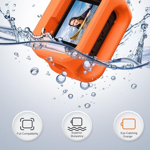 Cuifati Camera Floaty Case, EVA Floating Housing for Snorkeling Surfing Water Sports, High Buoyancy Orange Frame for Underwater Visibility in Kuwait