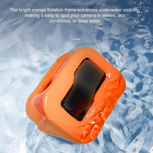 Cuifati Camera Floaty Case, EVA Floating Housing for Snorkeling Surfing Water Sports, High Buoyancy Orange Frame for Underwater Visibility in Kuwait