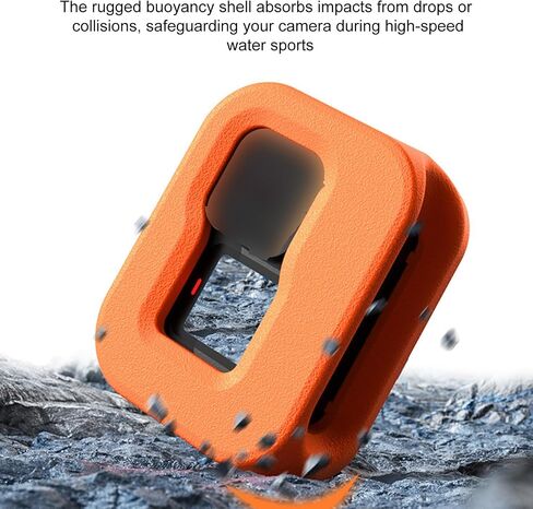 Cuifati Camera Floaty Case, EVA Floating Housing for Snorkeling Surfing Water Sports, High Buoyancy Orange Frame for Underwater Visibility in Kuwait