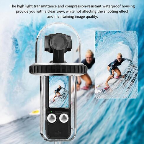 Waterproof Dive Case for DJI Osmo Pocket 4 (50M/164ft) | Waterproof Case 50M Underwater Protection for DJI Osmo Pocket 4 in Kuwait