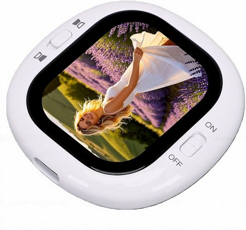 Wireless Vlog Selfie Monitor Screen, 2.1 Inch 410x502 Resolution WiFi Magnetic Back Camera, Back Camera Monitor for Live Streaming in Kuwait