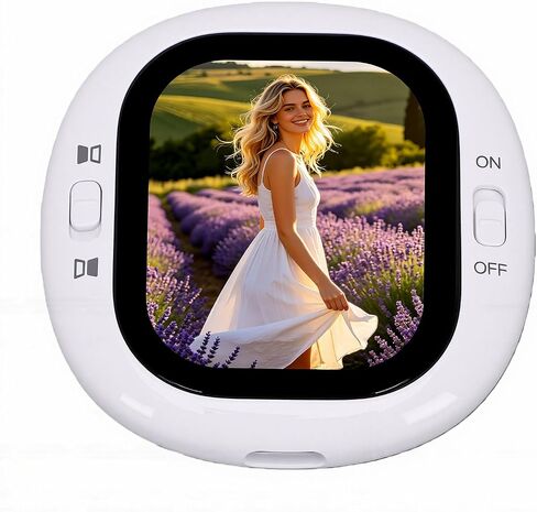 Wireless Vlog Selfie Monitor Screen, 2.1 Inch 410x502 Resolution WiFi Magnetic Back Camera, Back Camera Monitor for Live Streaming in Kuwait