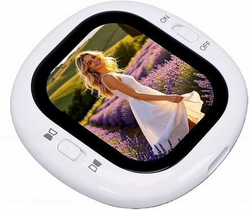 Wireless Vlog Selfie Monitor Screen, 2.1 Inch 410x502 Resolution WiFi Magnetic Back Camera, Back Camera Monitor for Live Streaming in Kuwait
