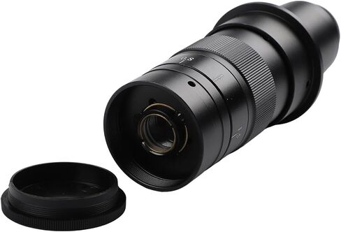 Industrial C-Mount Microscope Lens 0.7-4.5X Adjustable Monocular Zoom for Microscope Camera, 10X-180X PCB and LCD Inspection Applications(120X) in Kuwait