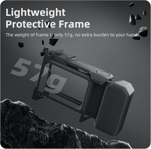 Sunnylife 2in1 Detachable Camera Grip Holder Street for DJI OSMO Action 6 Photography Handle Rabbit Cage Grip Accessories Kit in Kuwait