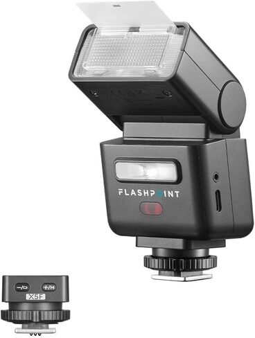 Flashpoint iT32 Compact R2 TTL Mini Camera Flash with Detachable Magnetic X5-F Interchangeable H ot Shoe Module and Wireless Trigger (Fujifilm) in Kuwait
