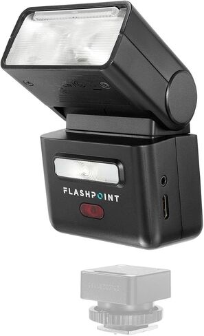 Flashpoint iT32 Compact R2 TTL Mini Camera Flash with Detachable Magnetic X5-F Interchangeable H ot Shoe Module and Wireless Trigger (Fujifilm) in Kuwait