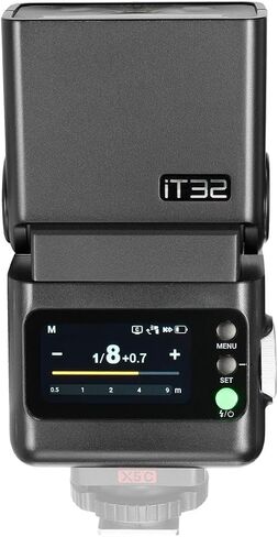 Flashpoint iT32 Compact R2 TTL Mini Camera Flash with Detachable Magnetic X5-F Interchangeable H ot Shoe Module and Wireless Trigger (Fujifilm) in Kuwait