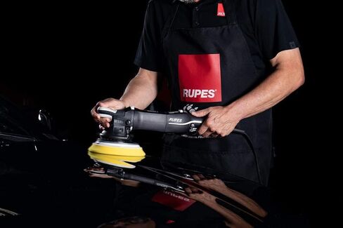 RUPES 100mm Yellow D-A Fine Dual Action Wool Polishing Pads (Pack of 2) | Ideal for Paint Correction & Gloss Enhancement | Improves Cutting Performance | Compatible with 4" Backing Plate in Saudi Arabia