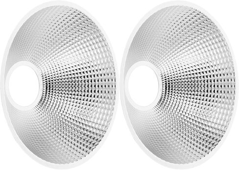 2pcs LED Flashlight Reflector Cup Accessory for Spotlight Replacement, Aluminum Lampshade with 23mm Hole, Sturdy Build and Decreases Heat Accumulation, Suitable for Outdoor LED in Kuwait
