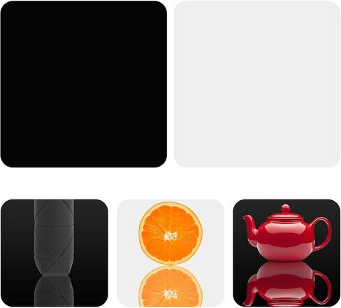 Toyvian 2pcs Acrylic Reflective Board Light Diffuser for Photography with Smooth Surface and Easy to Clean Material, 30x30cm Display Board Set for Objects and Jewelry, for Online Sellers in Kuwait
