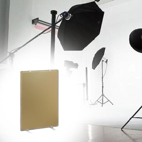 Light Reflector Board Photography Reflector Light Board Photography Light Reflector Board for Still Life Product Food PVC Build Creates So, Gold and Silver in Kuwait