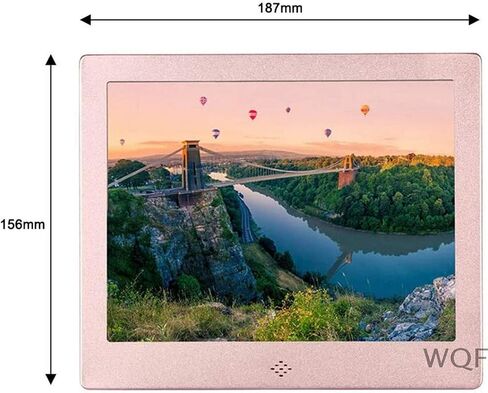 Digital Photo Frames 8-Inch Slim Design 4: 3 Positive Screen Ratio Support Picture Music Video Play (Silver) (Pink) in Kuwait