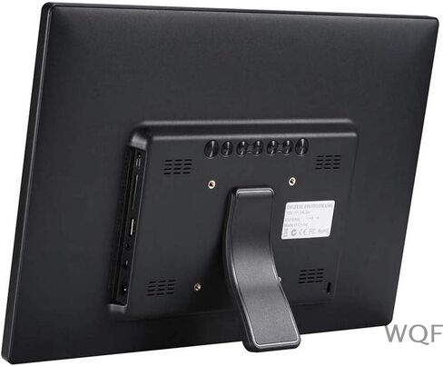 Digital Photo Frame, 17-Inch 1920 * 1080 High Resolution with Hdmi, USB,Sd/Sdhc/Mmc-Card Slot, Mp3 / Mp4 Player Machine Electronic Picture Frame (White) (Black) in Kuwait