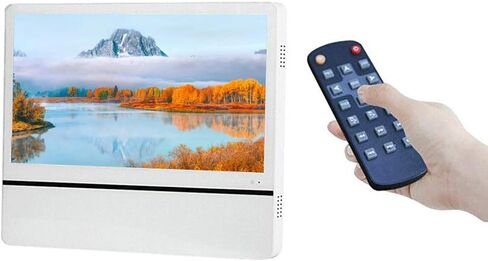 21.5-inch Digital Photo Frame Wall-Mounted Advertising Machine High-Definition LCD Display Electronic Photo Frame, Memory 8G Memory, Resolution 1920×1080, Smart Split Screen, Rolling Subtitles in Kuwait