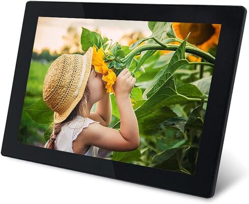 Digital Picture Frame WiFi 10.1 Inch IPS Touch Screen Hd Display, 16Gb Storage, Auto-Rotate, Share Photos Via App, Cloud,with USB Sd Card Slots Calendar/Time/Alarm in Kuwait