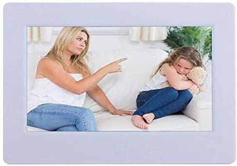 Hd Led Digital Picture Frame 7 Inch Digital Photo Frame, Timer Switch Electronic Photo Frame (White(IPS)) (White(hd)) in Kuwait