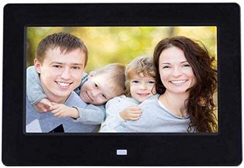 Hd Led Digital Picture Frame 7 Inch Digital Photo Frame, Timer Switch Electronic Photo Frame (White(IPS)) (Black(IPS)) in Kuwait