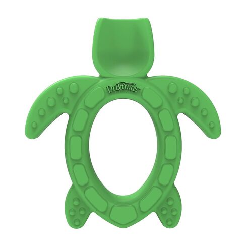Dr. Brown's Silicone Starter Spoon and Teether for Babies and Infants, Turtles, 1 Pack, 4m+ in Kuwait