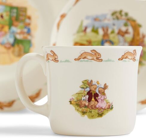 Royal Doulton Bunnykins 3-Piece Childrens Set (Bowl, Plate & One Handled Mug) in Kuwait