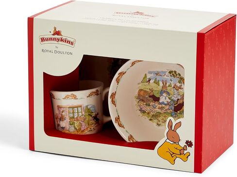 Royal Doulton Bunnykins 3-Piece Childrens Set (Bowl, Plate & One Handled Mug) in Kuwait
