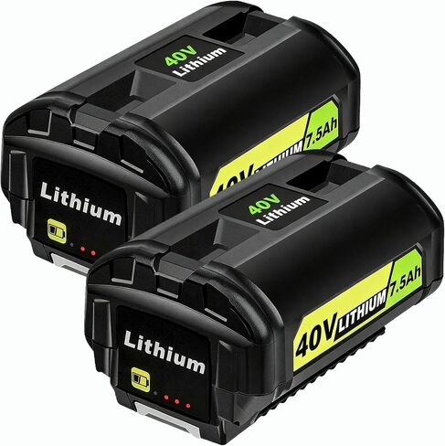40Volt 4Ah Replacement Ryobi 40V Battery + Charger Kit for Ryobi 40V Lithium Battery OP4026 OP40601 OP4050A OP4040 OP4030 OP4050 with OP401 40V Charger in Saudi Arabia