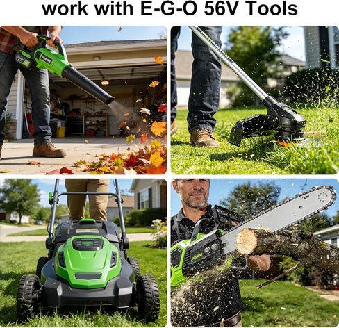DTK 9.0Ah Replacement for EGO 56V Battery BA2800T BA1400T BA4200T BA5600T Compatible with Cordless Power Tools 2 Packs in Kuwait