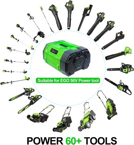 DTK 9.0Ah Replacement for EGO 56V Battery BA2800T BA1400T BA4200T BA5600T Compatible with Cordless Power Tools 2 Packs in Saudi Arabia