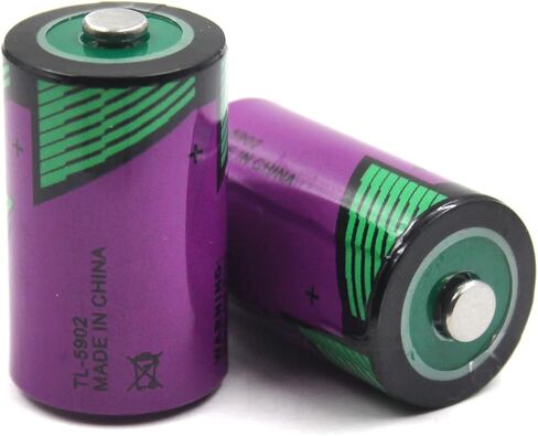 (5-Pack) 3.6V 1200mAh 1/2AA Battery for TL-5902/S TL-2150/S ER14250 | Li-SOCl2 button top batteries for SL-350 Xtra Series, meters, memory backup, security systems and industrial electronics. in Kuwait