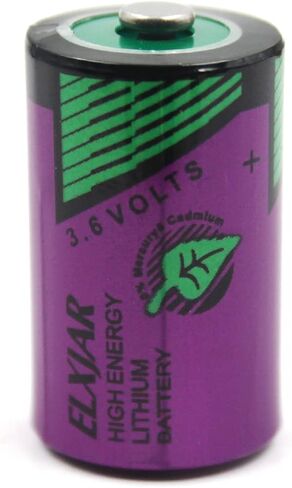 (5-Pack) 3.6V 1200mAh 1/2AA Battery for TL-5902/S TL-2150/S ER14250 | Li-SOCl2 button top batteries for SL-350 Xtra Series, meters, memory backup, security systems and industrial electronics. in Kuwait