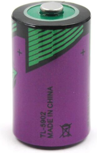 (5-Pack) 3.6V 1200mAh 1/2AA Battery for TL-5902/S TL-2150/S ER14250 | Li-SOCl2 button top batteries for SL-350 Xtra Series, meters, memory backup, security systems and industrial electronics. in Kuwait