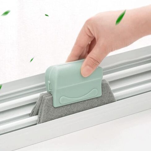 Groove Window Cleaning Brush Useful Washable Venetian Blade Dust Cleaner Microfiber Slot Clean Tool in Kuwait