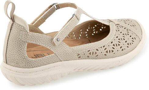 JBU Women's Daffodil Comfort Casual Mary Jane T-Strap Flats, 9.5 US in Kuwait