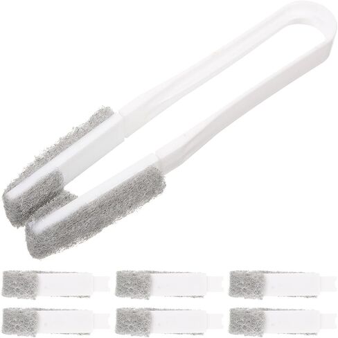 Baluue Portable Blinds Cleaner Brush with Replaceable Brush Head for Blinds and Showers, Space-Saving Design, Easy to Store, for Offices and New Year Sweep in Kuwait