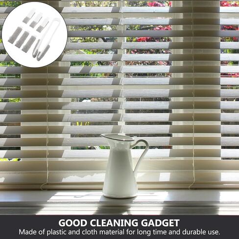 Baluue Portable Blinds Cleaner Brush with Replaceable Brush Head for Blinds and Showers, Space-Saving Design, Easy to Store, for Offices and New Year Sweep in Kuwait