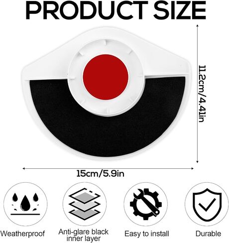Camera Rain Cover for Ring Outdoor Cam Plus, Durable Plastic Camera Protector Case Weatherproof Outdoor Cover (Black) in Kuwait