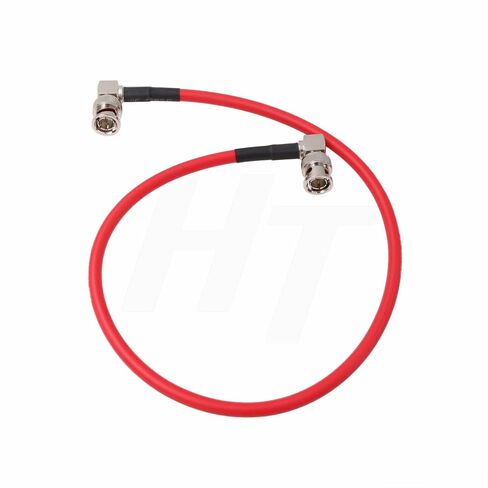 12G SDI Raw 4K 60p Video Cable Right Angle BNC Coaxial Shielded for Sony FS7 FX9 FX6 Alexa DSMC2 Camera Blackmagic SmallHD Atomos Monitor (50cm, Red) in Kuwait
