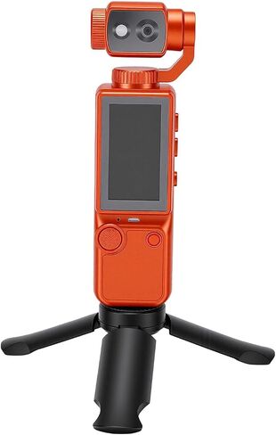 4K Handheld Action Camera, 2 Inch Screen 16x Zoom Auto Portable Vlog Camera with 180 Degree Rotating Lens and Tripod for Sports Life Record in Kuwait
