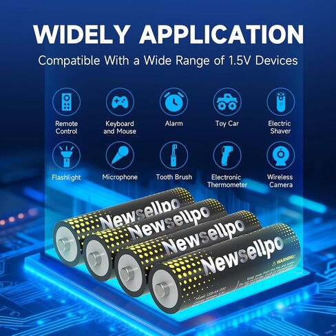 4200mWh Rechargeable Lithium AA Batteries 4 Pack with Charging Cable, 1.5V High Capacity USB-C Double A Li-ion Battery for Blink Outdoor Camera, Remote Controls, Flashlights, Toys in Saudi Arabia