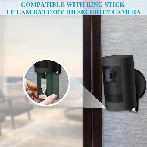 2 Pcs Replacement Battery for Ring, 6040mAh with Dual Charging Station, Compatible with Video Doorbell 2/3/4/3 Plus, Spotlight Cam, Stick Up Cam, Indoor/Outdoor Use in Kuwait