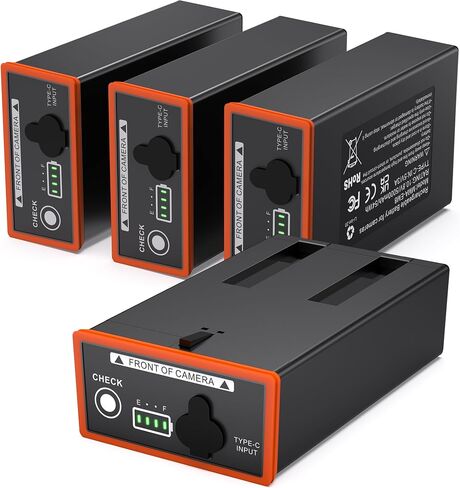 5000mAh Battery Pack Compatible with Moultrie Edge Cellular Trail Cameras Edge, Edge Pro, Edge 2, Edge 2 Pro, USB-C & Solar Panels Charging (EM8-1A) in Saudi Arabia