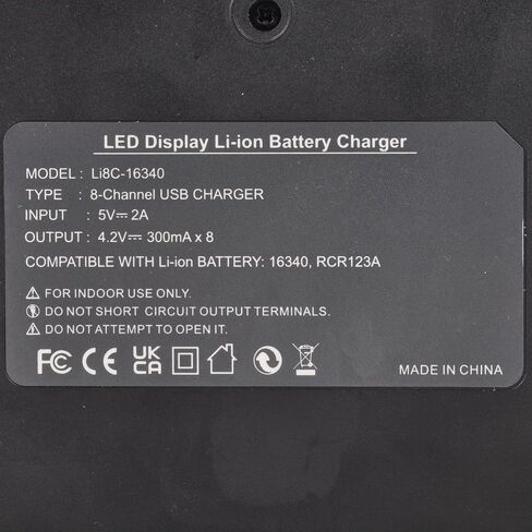 Arlo Battery Charger for Arlo Wireless Cameras VMC3030 VMK3200 VMS3330 3430 3530 and Flashlight (Not Included Batteries) (8 Bays Charger with Wall Charger) in Kuwait